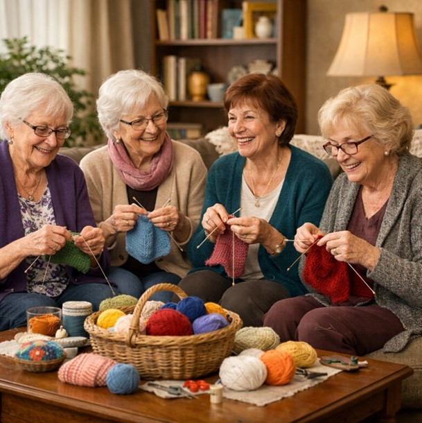 Spendenübergabe des Handarbeitskreis